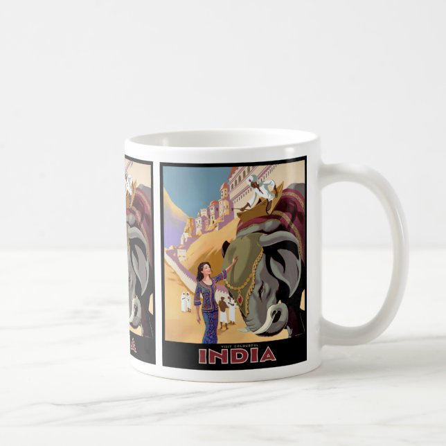 Visit Colourful India Coffee Mug (Right)