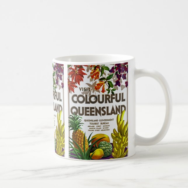 Visit Colourful Queensland Coffee Mug (Right)