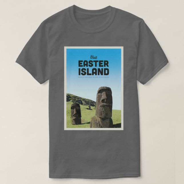 Visit Easter Island T-Shirt (Design Front)