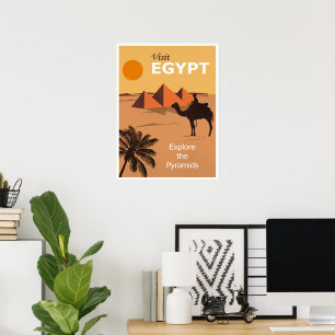 Visit Egypt travel poster