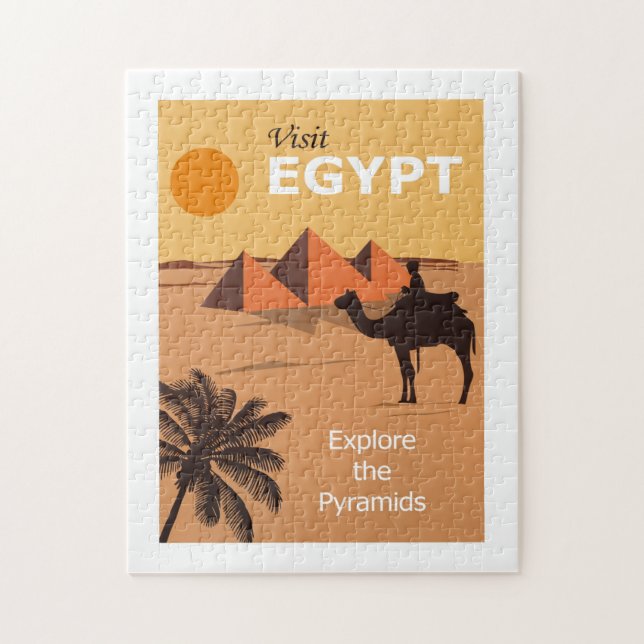 Visit Egypt travel poster Jigsaw Puzzle (Vertical)