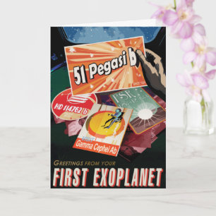 Visit First Exoplanet Found Outside Solar System  Card