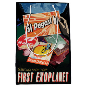 Visit First Exoplanet Found Outside Solar System  Medium Gift Bag