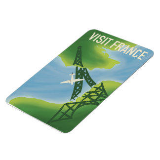 Visit France vintage style travel poster Magnet