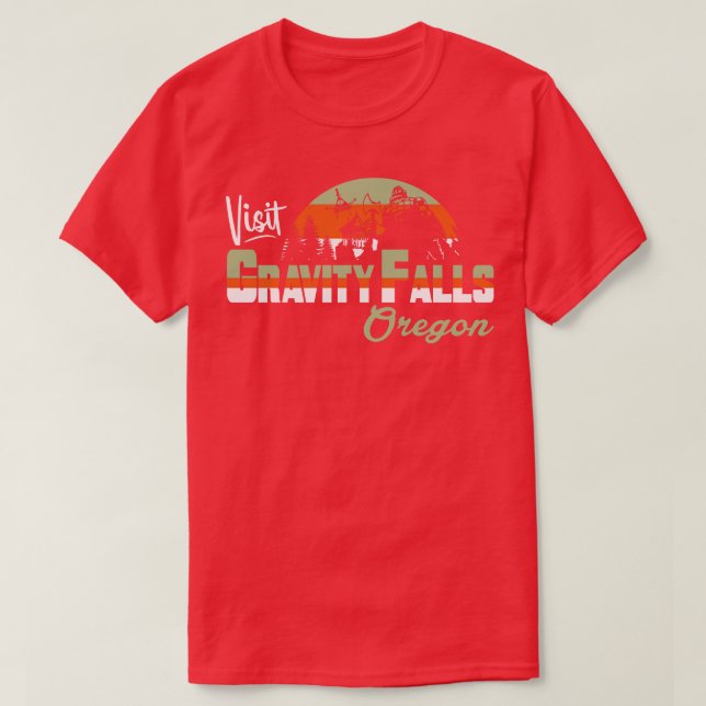 Visit Gravity Falls T-Shirt (Design Front)