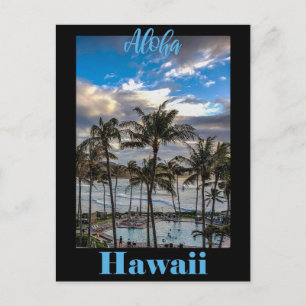 Visit Hawaii - Vintage travel Postcard