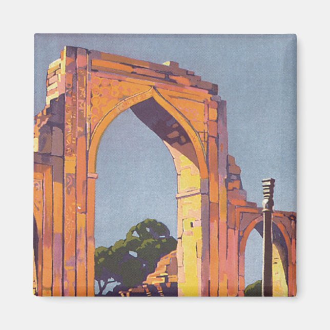 Visit India ~ Delhi Magnet (Front)