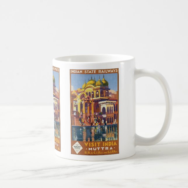 Visit India ~ Muttra Coffee Mug (Right)