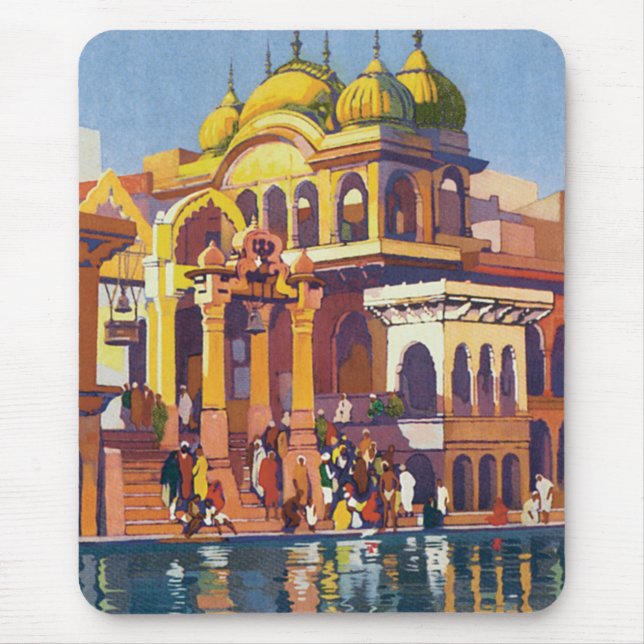 Visit India Muttra Mouse Mat (Front)