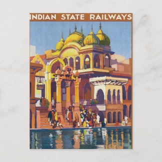 Visit India ~ Muttra Postcard