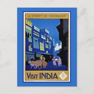 Visit India Postcard