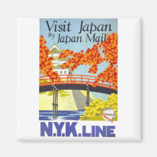 Visit Japan By Mail - N.Y.K. Lines Magnet
