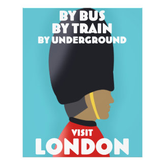 Visit London Art print. Photo Print