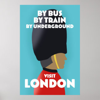 Visit London Art print. Poster