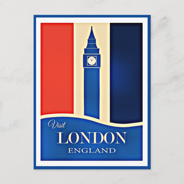 Visit London, England Postcard (Front)