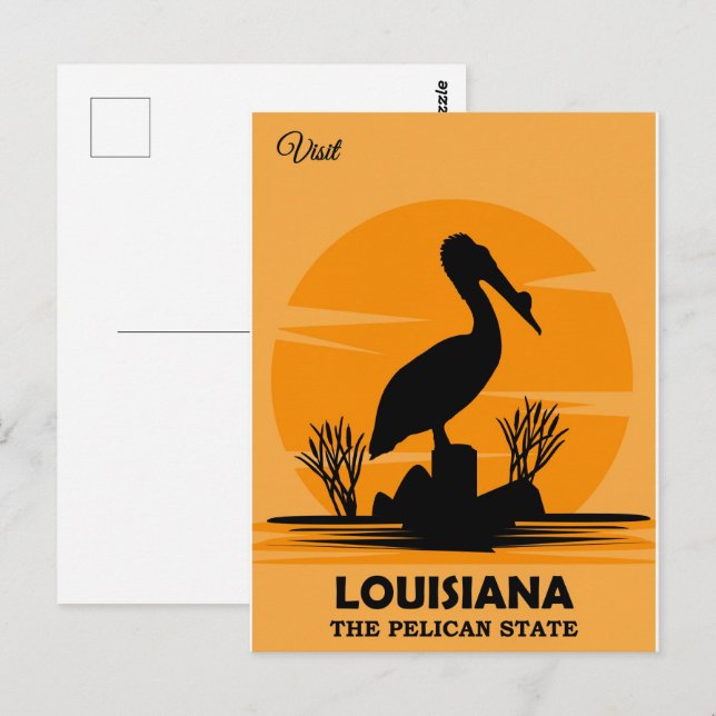 Visit Louisiana, The Pelican State, Postcard (Front/Back)