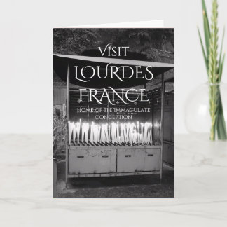Visit Lourdes France Card