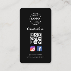 Visit Map Connect to social media Business Card