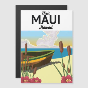 Visit Maui Hawaii tourism poster