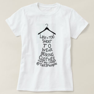 Visit My Closet Womens White T-shirt