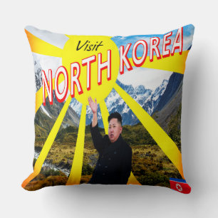 Visit North Korea Cushion