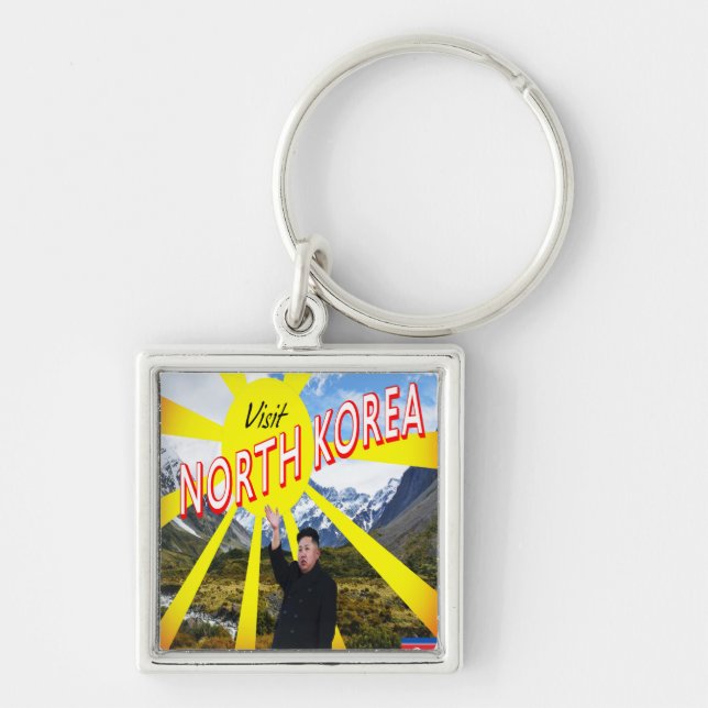 Visit North Korea Key Ring (Front)