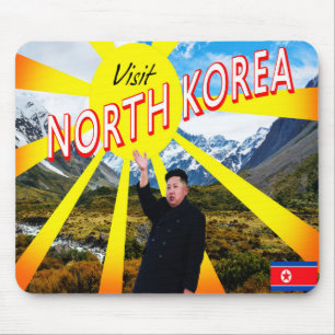 Visit North Korea Mouse Mat