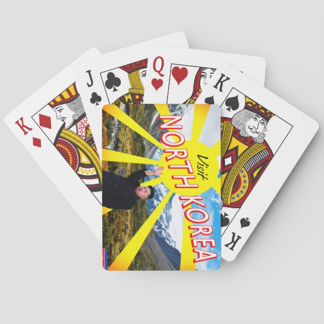 Visit North Korea Playing Cards (Back)