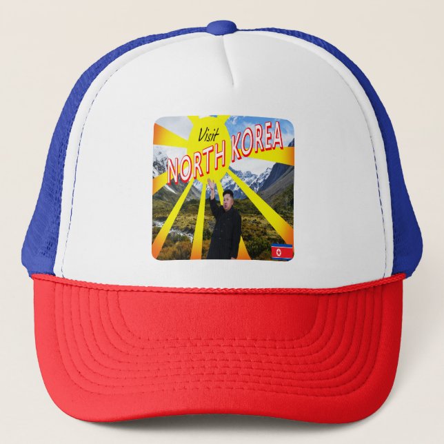 Visit North Korea Trucker Hat (Front)