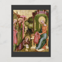 Visit of the Angel, c. 1400-10 by Master Bertram