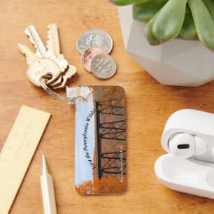 Visit PA Wilds Picturesque Souvenir Kinzua Bridge Key Ring