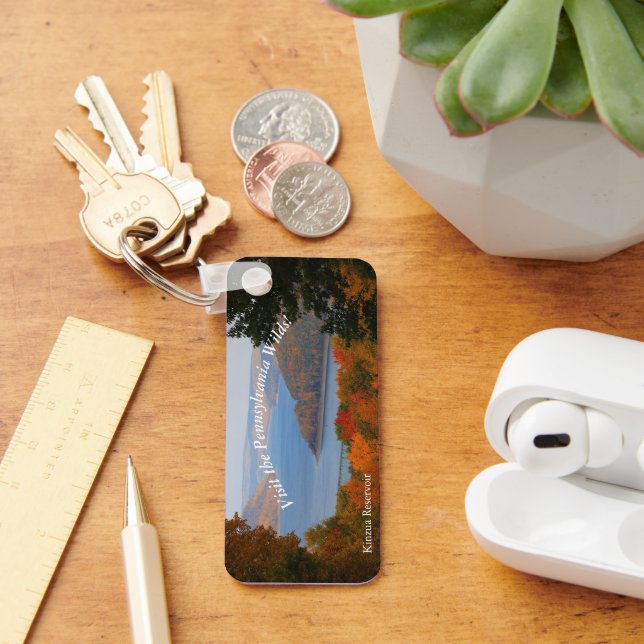 Visit PA Wilds Scenic Souvenir Kinzua Reservoir Key Ring (Desk)