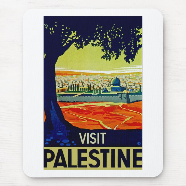 Visit Palestine Mouse Mat (Front)