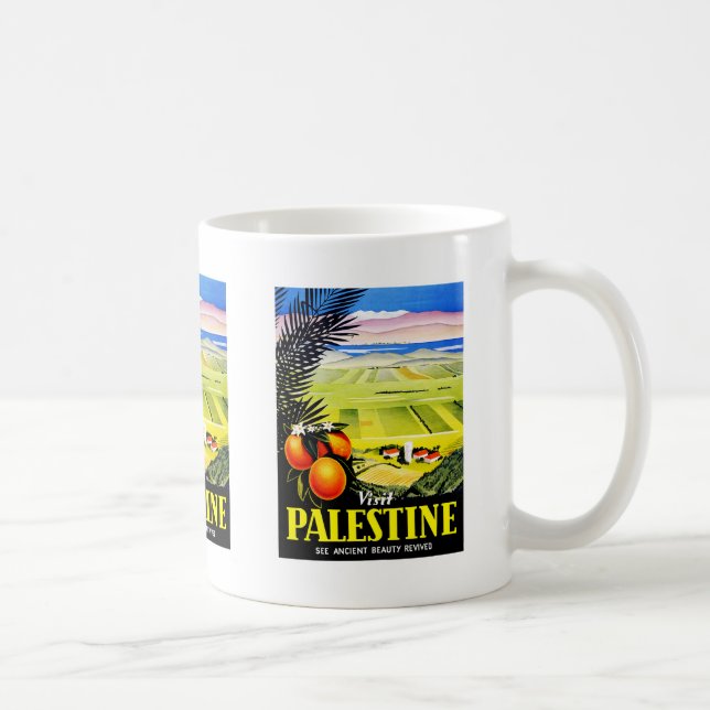 Visit Palestine ~ See Ancient Beauty Revived Coffee Mug (Right)
