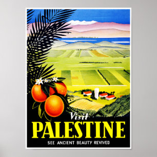 Visit Palestine ~ See Ancient Beauty Revived Poster