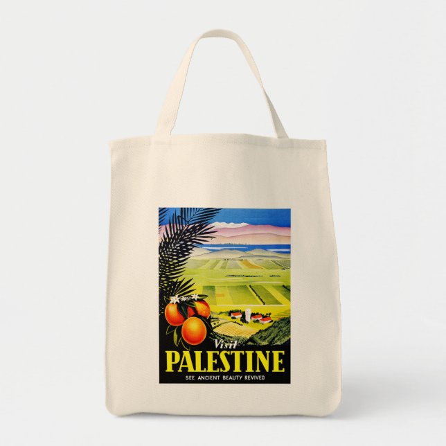 Visit Palestine ~ See Ancient Beauty Revived Tote Bag (Front)