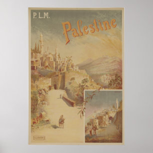 Visit Palestine Vintage Poster