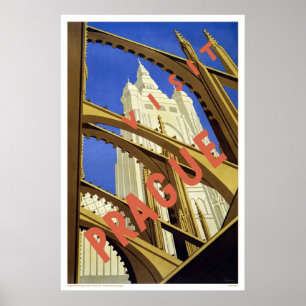 Visit Prague Poster
