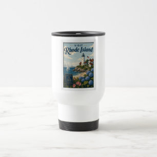 Visit Rhode Island Travel Vintage Mug