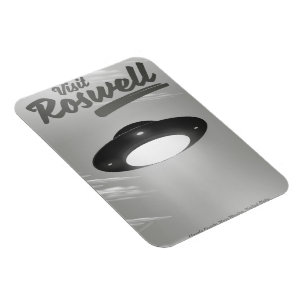 Visit Roswell UFO vintage poster Magnet