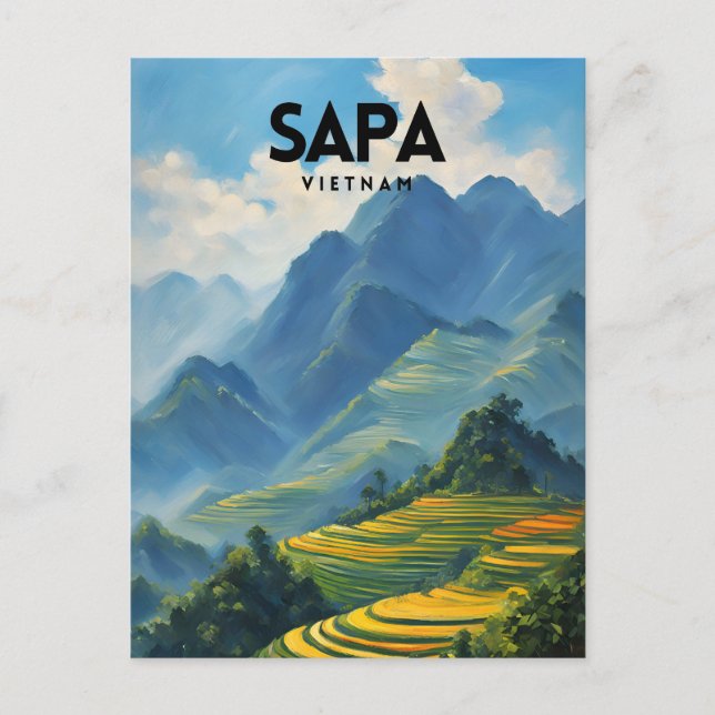 Visit Sapa Vietnam Postcard (Front)