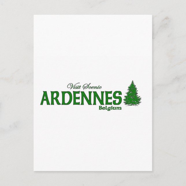 Visit Scenic Ardennes Postcard (Front)