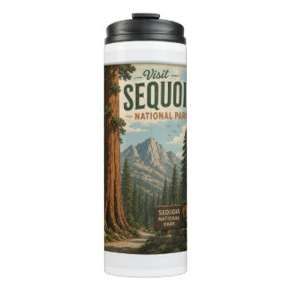 Visit Sequoia National Park Travel Vintage Thermal Tumbler
