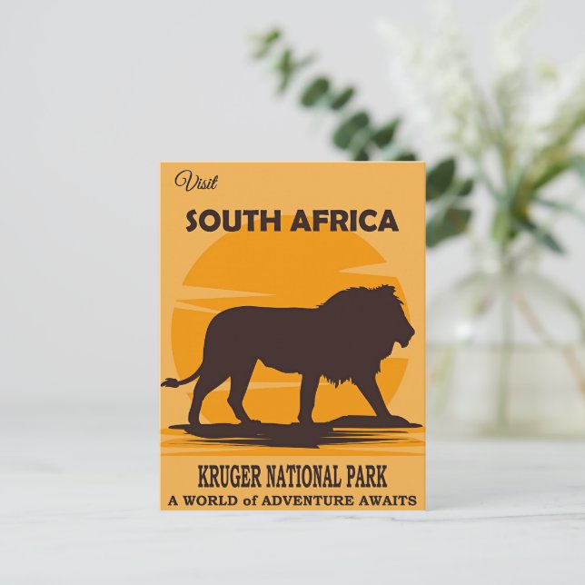 Visit South Africa, Kruger National Park, Postcard (Standing Front)