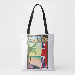 Visit the Beautiful Falklands travel poster Tote Bag