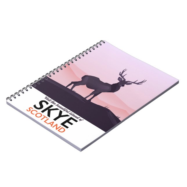 Visit the Beautiful Island of Skye Notebook (Left Side)