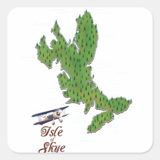 Visit the Beautiful Island of Skye Square Sticker