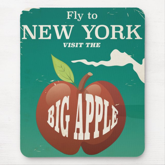 Visit the Big Apple - New york Mouse Mat (Front)