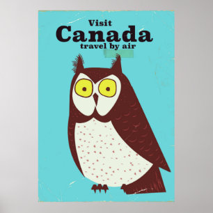 Visit the Canada Owl poster