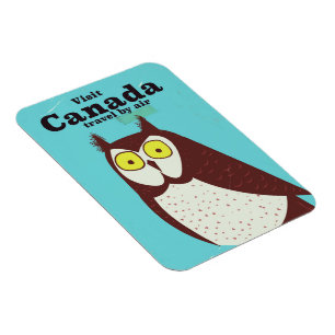 Visit the Canada Owl poster Magnet
